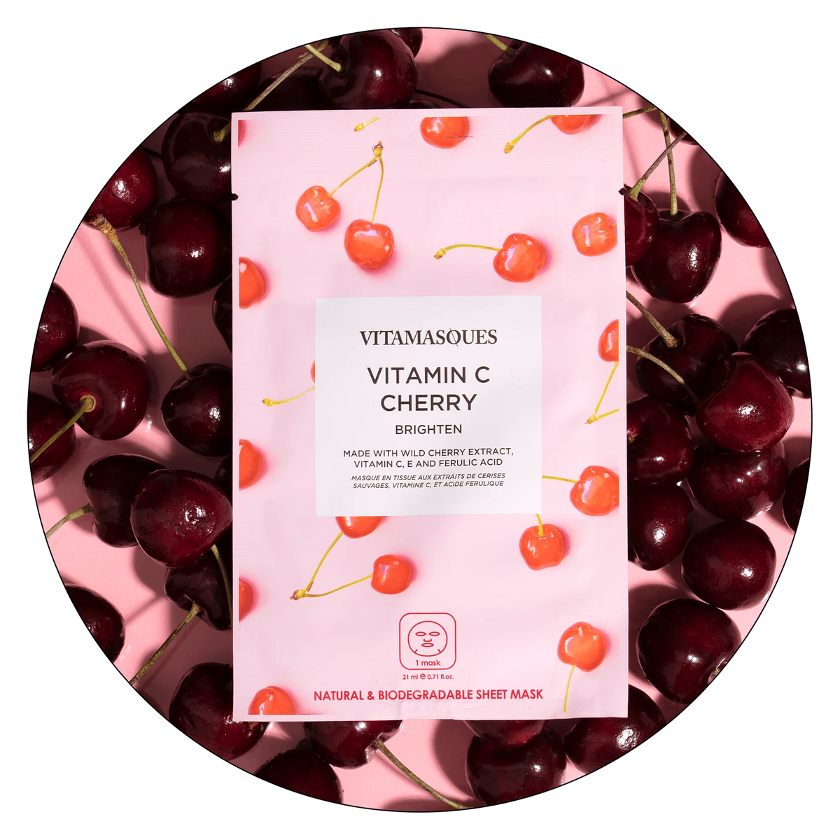 Vitamin C Cherry Face Sheet Mask
