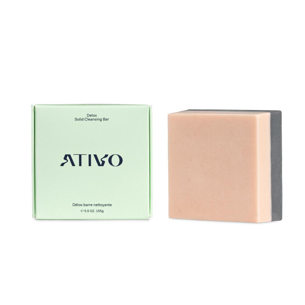 Detox Solid Cleansing Bar Soap Ativo Skincare 