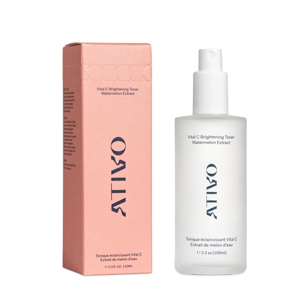 Vital C Watermelon Toner with pink box against a white background